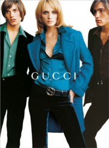 Gucci ad by Ford, Testino and Roitfeld