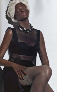Lara-Stone-Blackface-French-Vogue-Steven-Klein