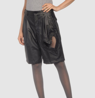 leather_comme shorts