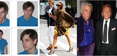 Nick Snide, Becca Shumlin and Remy Remy Renzullo, Giancarlo Giammetti and Valentino