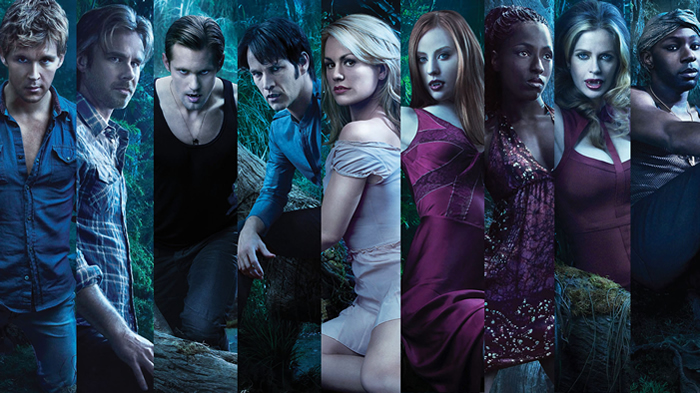 True Blood cast members in character
